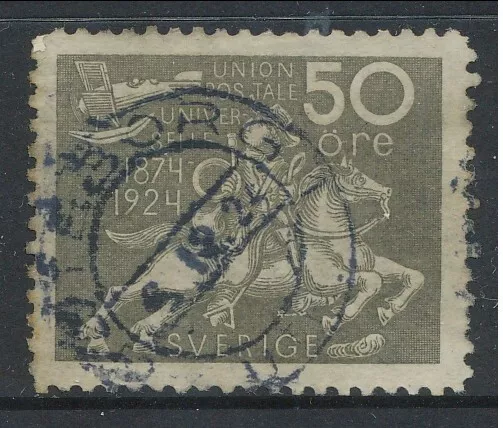 SWEDEN 1924 50th ANNIVERSARY UPU 50 ore USED BIN PRICE GB£9.00