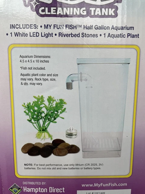Self Cleaning Aquarium My Fun FISH TANK Complete Light-Small Fish Tank NEW ITEM 3