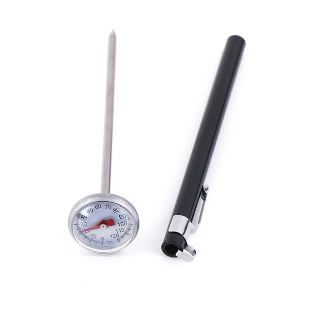 Edelstahl BBQ Essen Kochen Fleisch Kaffee Milch Sonde Thermometer Anzeige z Y Sg