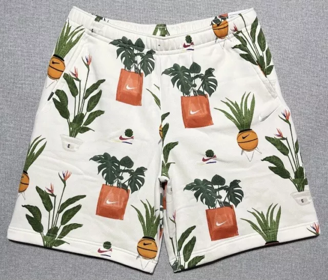 Nike Sportswear Court Phantom Sweat Shorts White DV9613-030 Men Size Large NEW