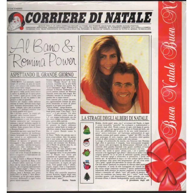 Al Bano & Romina Power LP Vinyl Corriere Di Natale Cgd Sealed