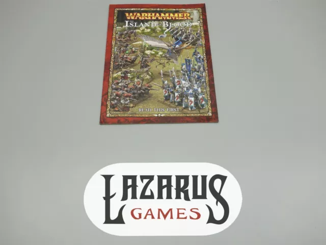 Warhammer Fantasy "Oldhammer" - Island of Blood "Read This First" booklet