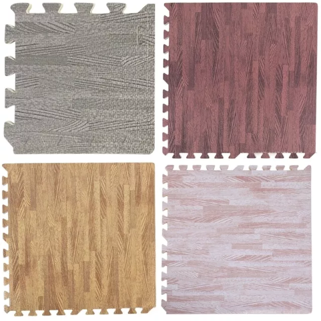 EVA Wood Foam Floor Mat Splicable Carpet Thickened Puzzle Mats