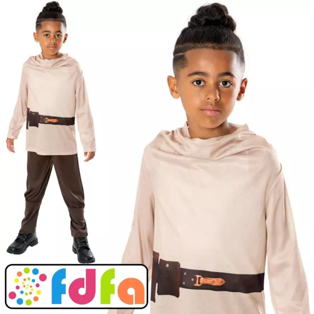Rubies Official Obi Wan Kenobi Star Wars Kids Childs Fancy Dress Costume