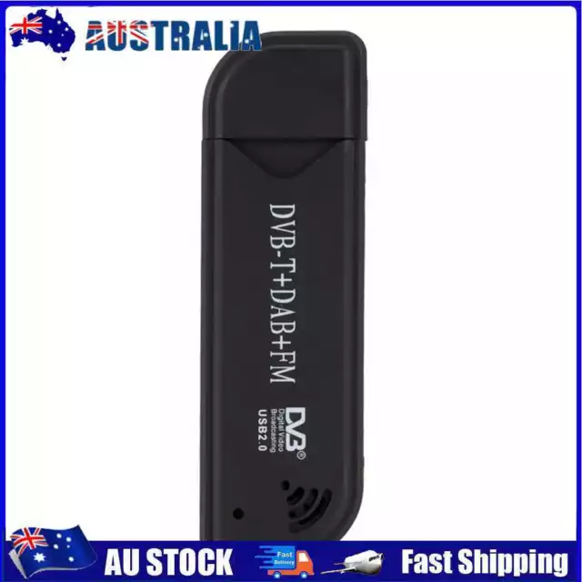 USB 2.0 Digital TV Stick DVB-T DAB FM Antenna Receiver Mini SDR Video Dongle AU