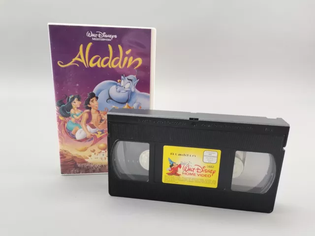 VHS HOLO Hologramm Walt Disneys Aladdin Videokassette Kinderfilm Film Vintage