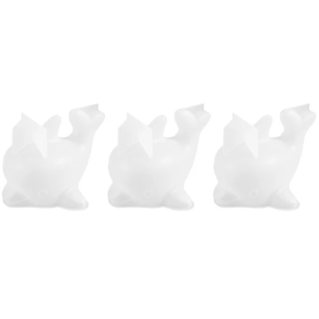 3 Pc DIY Craft Mold Epoxy Resin Handmade Silicone Dolphin Shaped Modeling