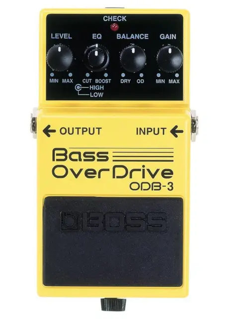 PEDALE   BOSS  D'OVERDRIVE BASSE ODB3 COLLECTOR made in  TAIWAN