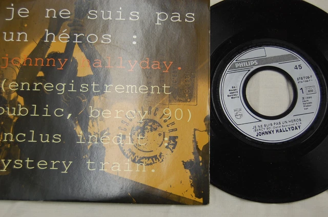 COLLECTION DISQUE johnny HALLYDAY  " je ne suis pas un héros "