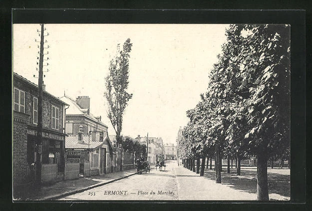 CPA Ermont, Place du Marche