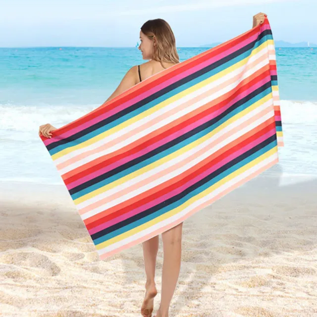 Tappetino spiaggia ad asciugatura rapida motivo chiaro piacevole da toccare