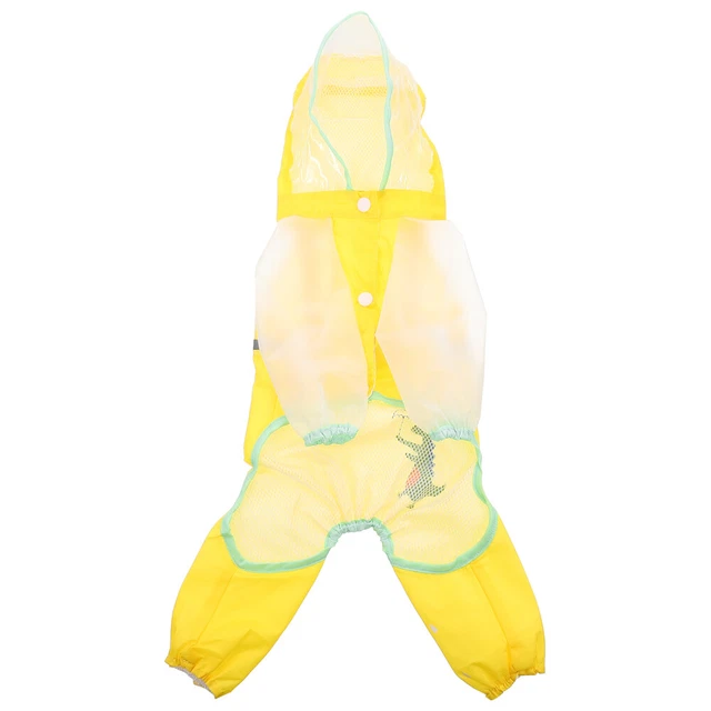 Pet Poncho Dog Hooded Cloak Pet Raincoat Doggie Raincoat Big Dog