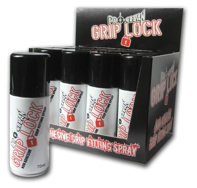 Bikeit Motorcycle Scooter Pro-Clean Grip Lock Fitting Non-Adhesive Spray 70ml