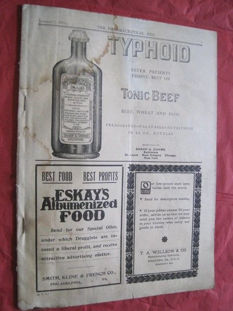 The Pharmaceutical Era Magazine Fragment January 7 1904
