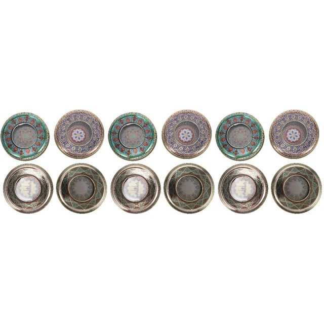 12 pz barattoli per stoccaggio zafferano essiccato piccole scatole rotonde barattoli per avvolgere (assortiti