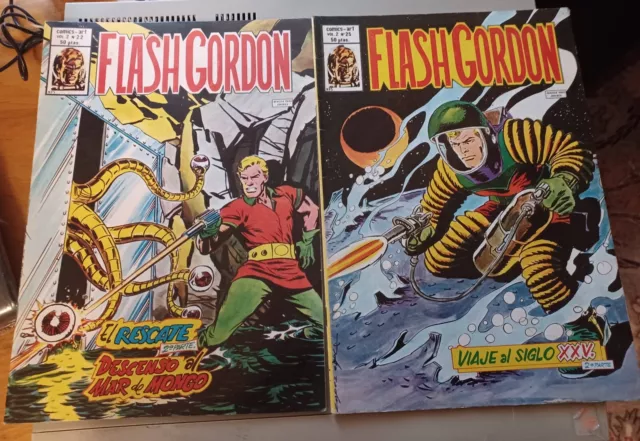 Flash Gordon Lote De Cinco  Tebeos Ediciones Vertice 1981