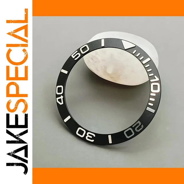 Insert De Lunette Plat En Résine/aluminium Pour Seiko SKX007, SKX009, Etc. - 38mm, Bleu - Neuf