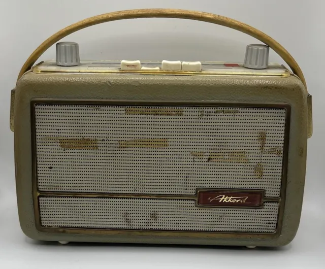 1960s Akkord Pinguette 60 510 German Transistor Radio - Untested