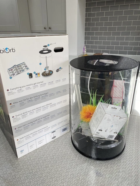 biOrb 45955 Tube 30 MCR Aquarium, White - 30L