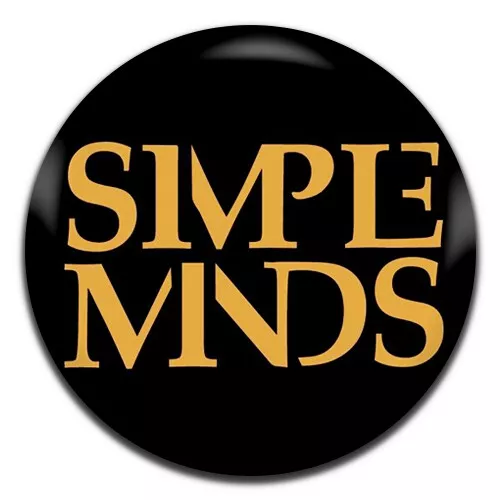 Simple Minds 80's New Wave Rock Band 25mm / 1 Inch D Pin Button Badge