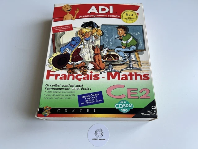 ADI L'Intégrale CE1 - Français, Maths et Anglais - Jeu vidéo - Achat & prix
