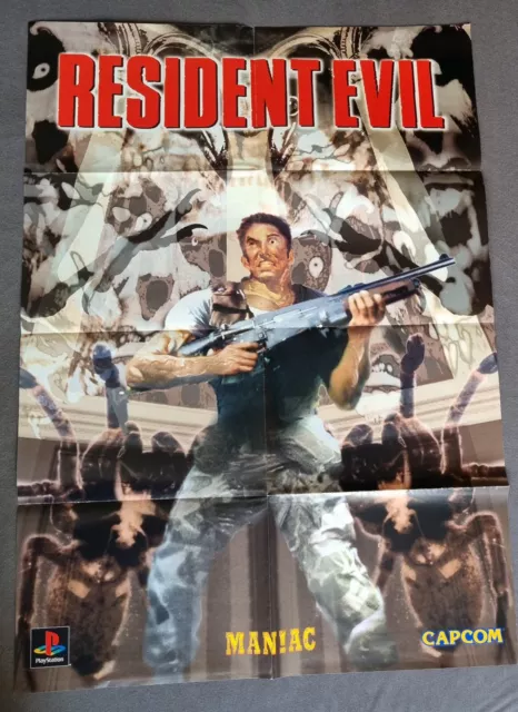 1999 Resident Evil 3 Nemesis Jill Valentine Rare Poster 55x40cm PS1 GameCube