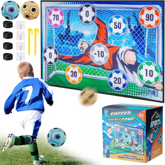 Set Da Gioco Con Pallone Da Calcio per Bambini, Gioco Di Lancio Della Porta Da C