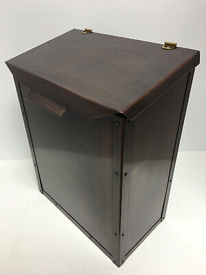 Large Copper Mailbox Wall Mount Handmade Riveted Bronze Finish Brass Accessories