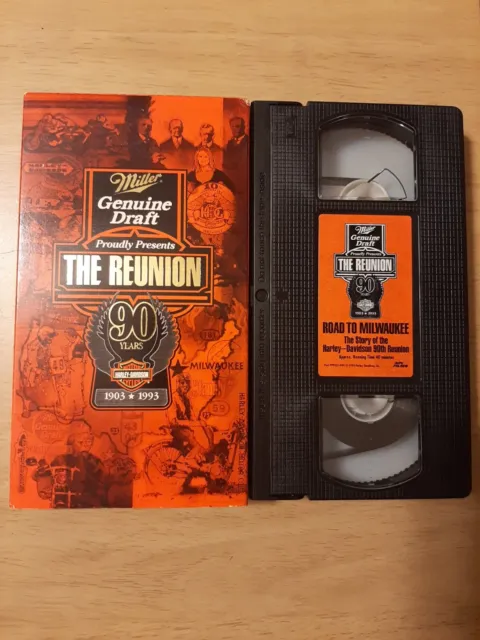 THE REUNION THE Story of the Harley Davidson 90th Reunion VHS 1994 ...