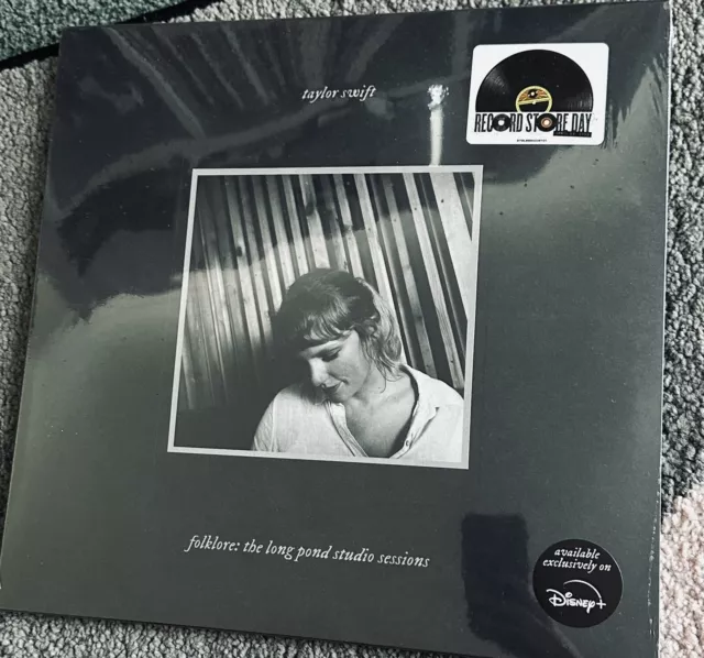 TAYLOR SWIFT FOLKLORE The Long Pond Studio Sessions Vinyl LP RSD