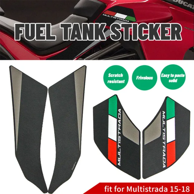 Suitable For DUCATI Multistrada 950/S 15-18 antiskid sticker side tank sticker
