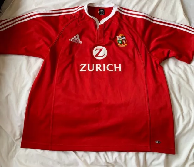 British and Irish Lions New Zealnd 2005 Adidas Rugby Home Jersey 2XL