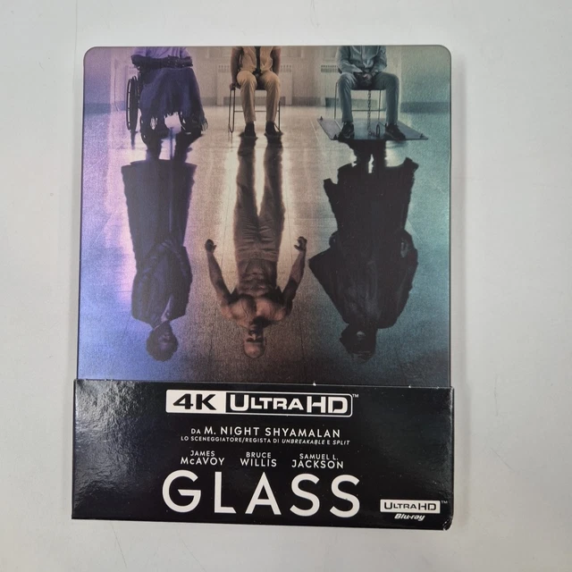 BLU-RAY 4K ULTRA hd GLASS James McAvoy Bruce Willis Samuel L. Jackson ...