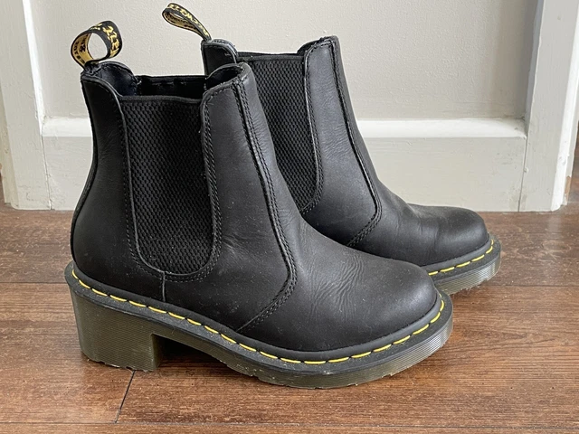 Dr martens best sale cadence black greasy