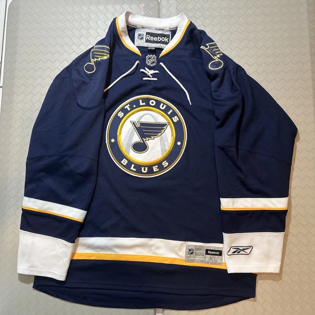 Reebok St. Louis Blues Authentic Jersey - Home/Dark - Mens