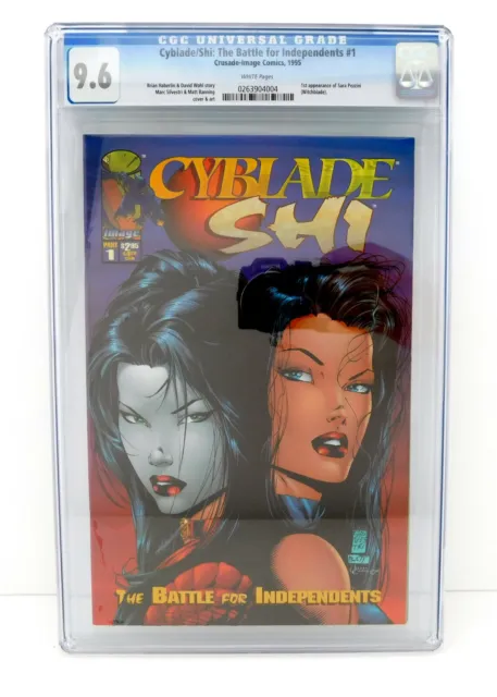CYBLADE SHI CGC 9.6 The Battle for Independents #1 1st Appearance Witchblade 95'