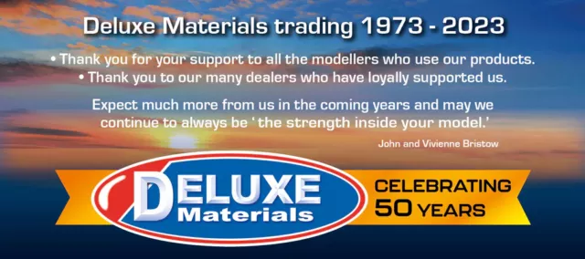 Deluxe Materials model Glues, Putty modelling supplies