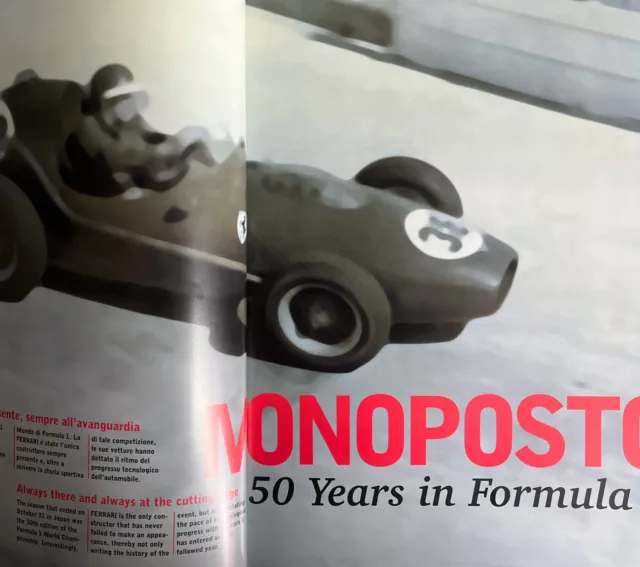 1999 FERRARI YEARBOOK ANNUAL-F399 -Schumacher -50years of formula one-360 Modena 3