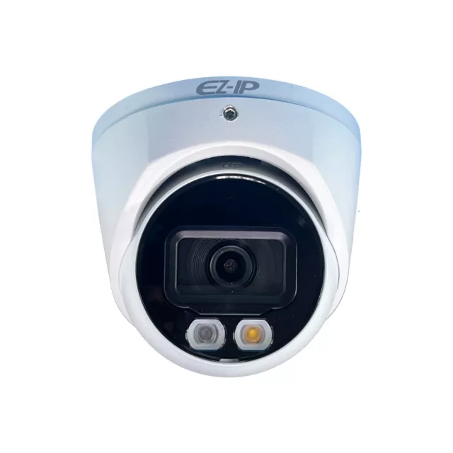 Dahua EZ-IP 4K 8MP IP PoE Outdoor Hybrid CCTV Camera IR & Full-Colour LEDs + Mic