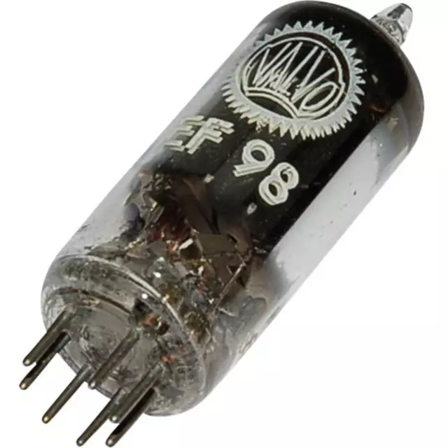 EF 98 Tube électronique Pentode 25 V 2.2 mA Nombre de pôles (num): 7 Culot: