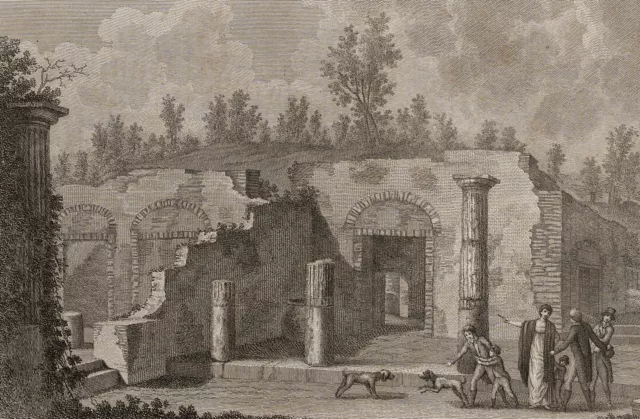 ALOJA (19.Jhd) nach D'ANNA (*1743), Theater im alten Pompeji, um 1810, KSt. 3