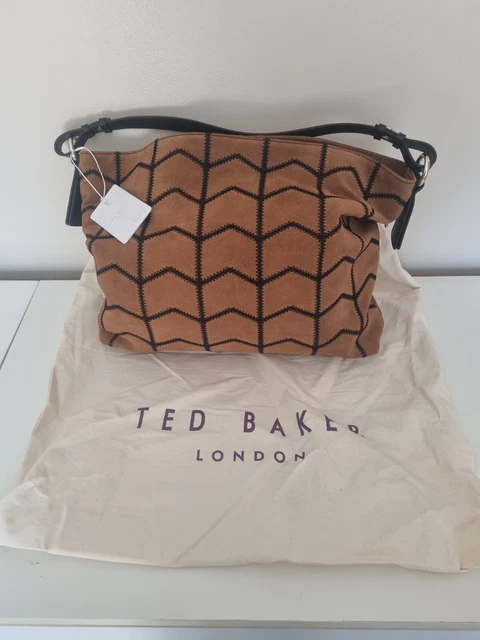 TED BAKER ARISTA Wrap Detail XBody Bag In Brown 149.00 PicClick UK