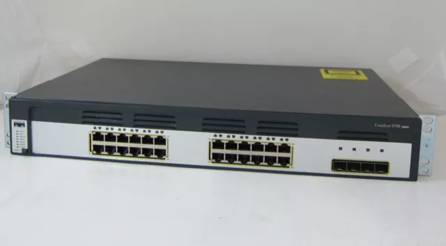 Cisco 3750G-24-TS-S  1,5U Layer 3  24 Ports 1Gbps