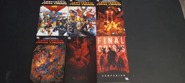 DC Comics TPB Lot of 6 Final Crisis Countdown 1 2 3 4 Companion Batman Superman