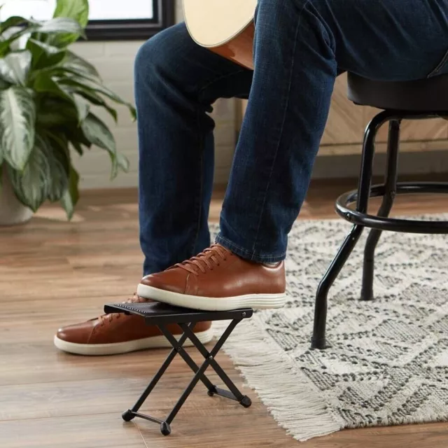 Adjustable Guitar Foot Stool Rest Bass Classical musical instrument footrest