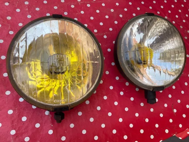 2 Phares Cibie Beg Delage Delahaye Renault Peugeot Citroen Hotchkiss Chenard