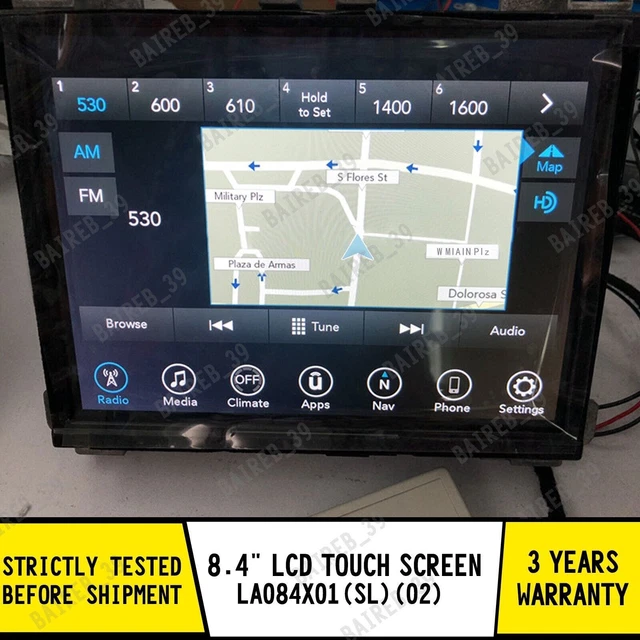 17-22 8.4" Uconnect 4C UAQ LCD Touch-Screen Radio Navigation LA084X01-SL02