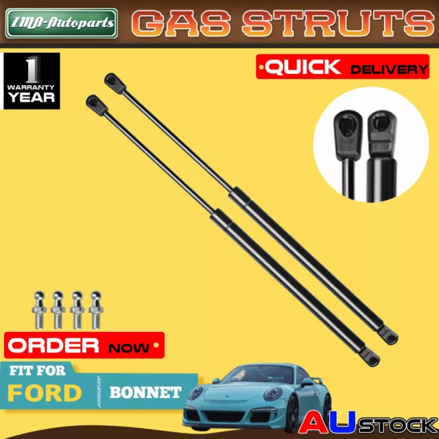 2x Bonnet LH RH Gas Struts for Ford Falcon Fairlane BA BF Series 2002 2003-2008