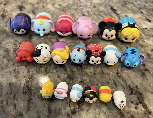 Large lot Disney Tsum Tsum Disney Mickey Mini Princess 22 Pcs Plus Donut Shop