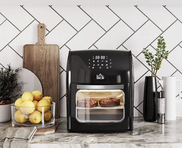 12L 8 in 1 Digital Air Fryer Oven with Air Fry Roast Broil Bake